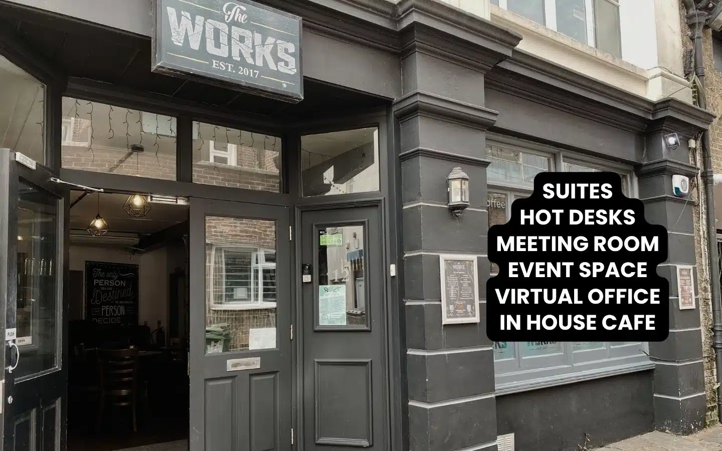 Coworking space and private office Coworking space and private office