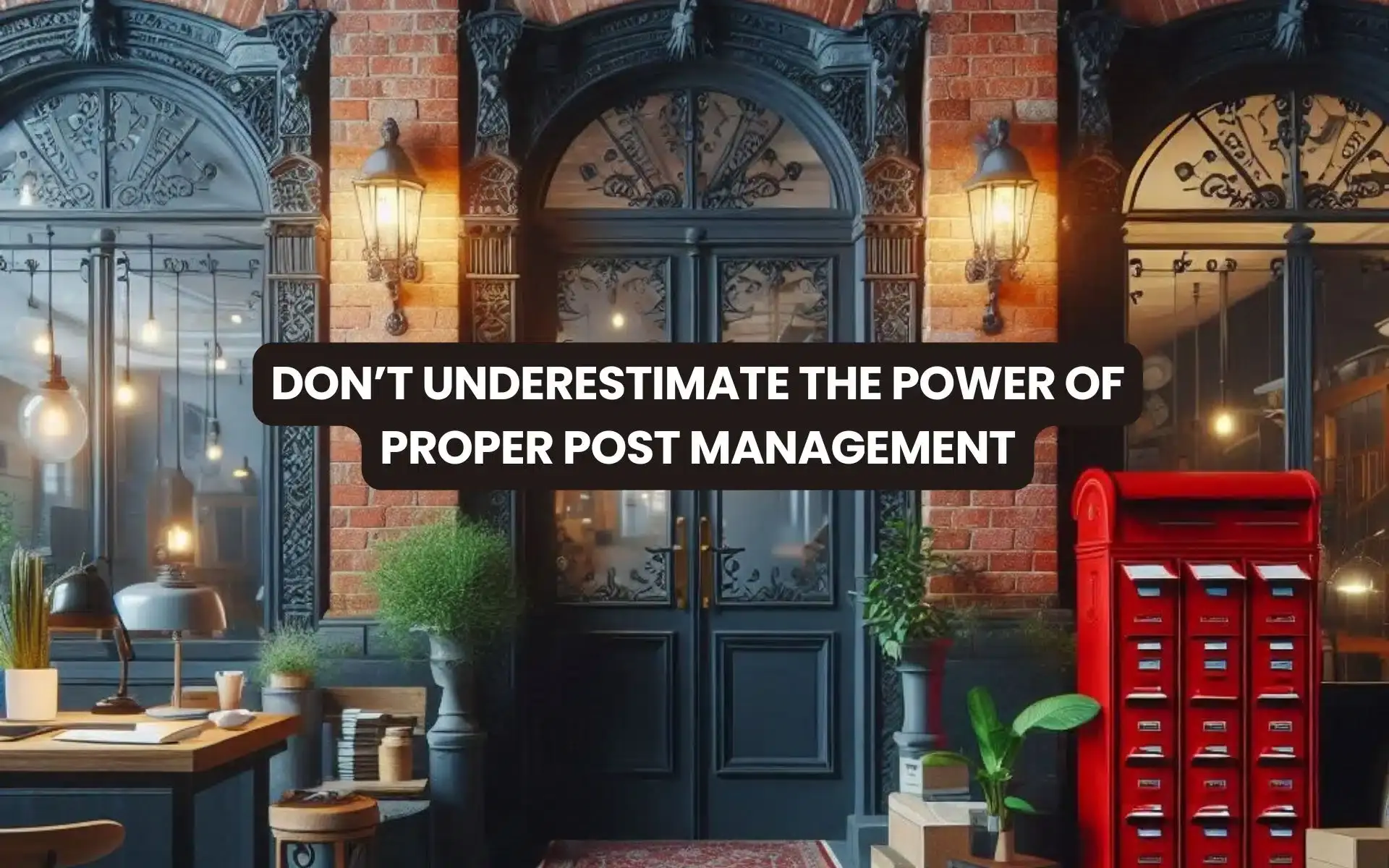 business mailing address and post management service